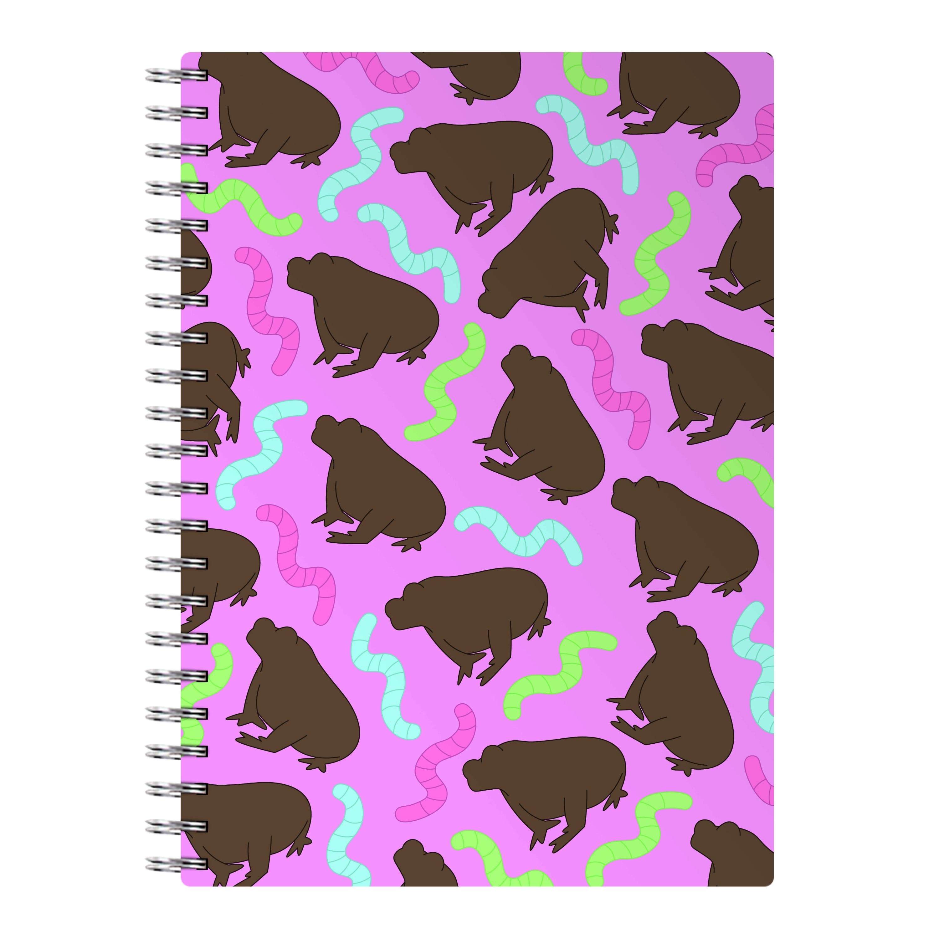 Frog Pattern Notebook