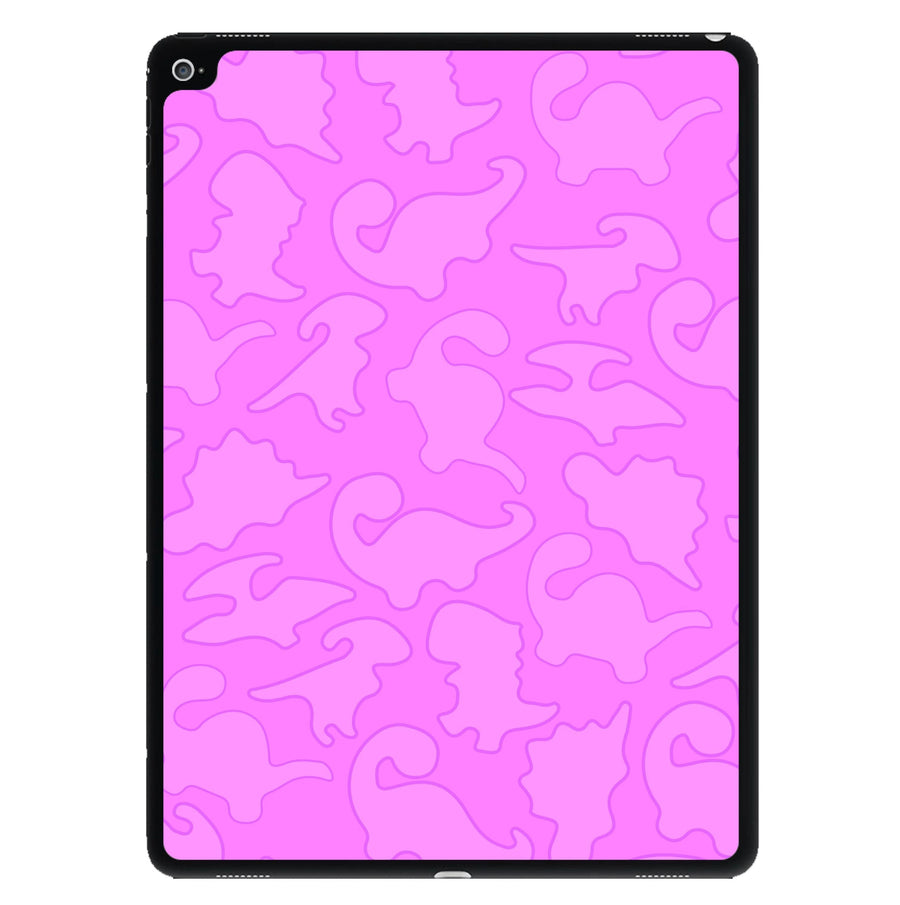 Pink Pattern - Dinosaurs iPad Case
