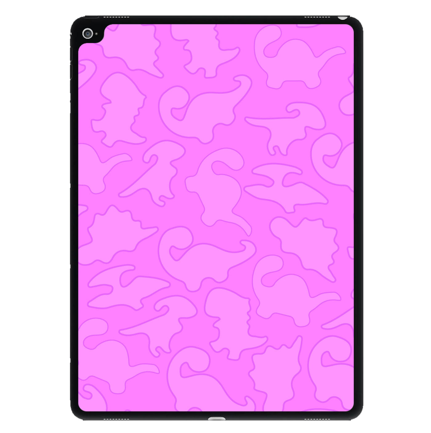 Pink Pattern - Dinosaurs iPad Case