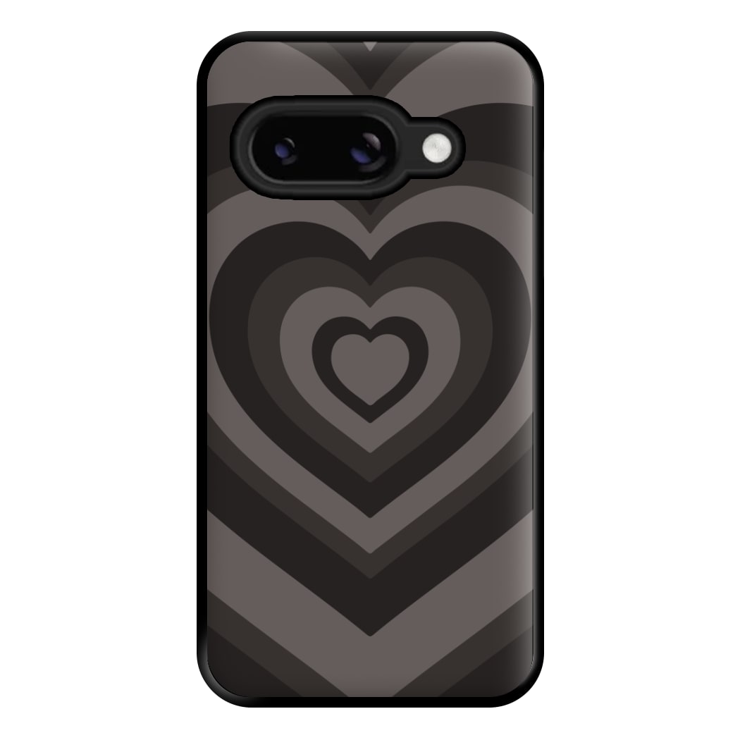 Abstract Black Heart Google Pixel 8a Case
