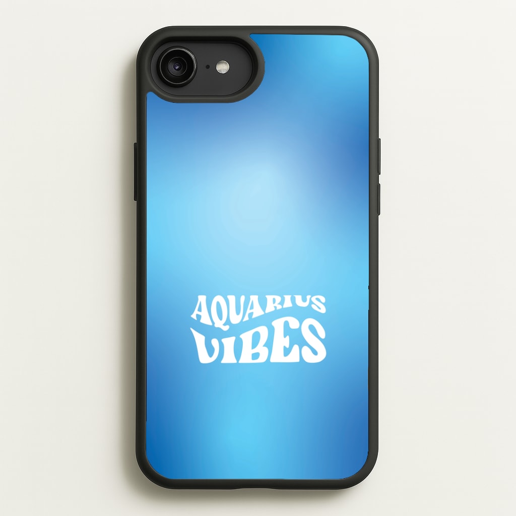 Aquarius Vibes Gradient Zodiac iPhone 6 Plus / 7 Plus / 8 Plus Case