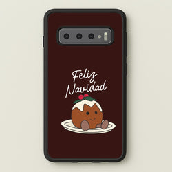 Christmas Pudding Plush Galaxy S10 Plus Case