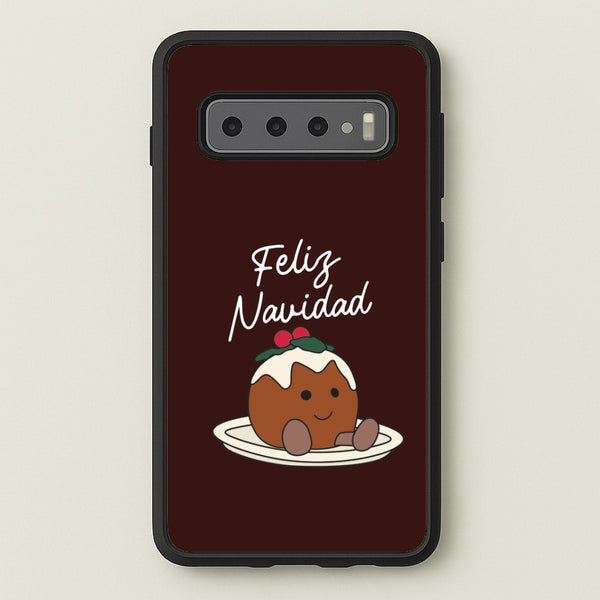 Christmas Pudding Plush Galaxy S10 Plus Case