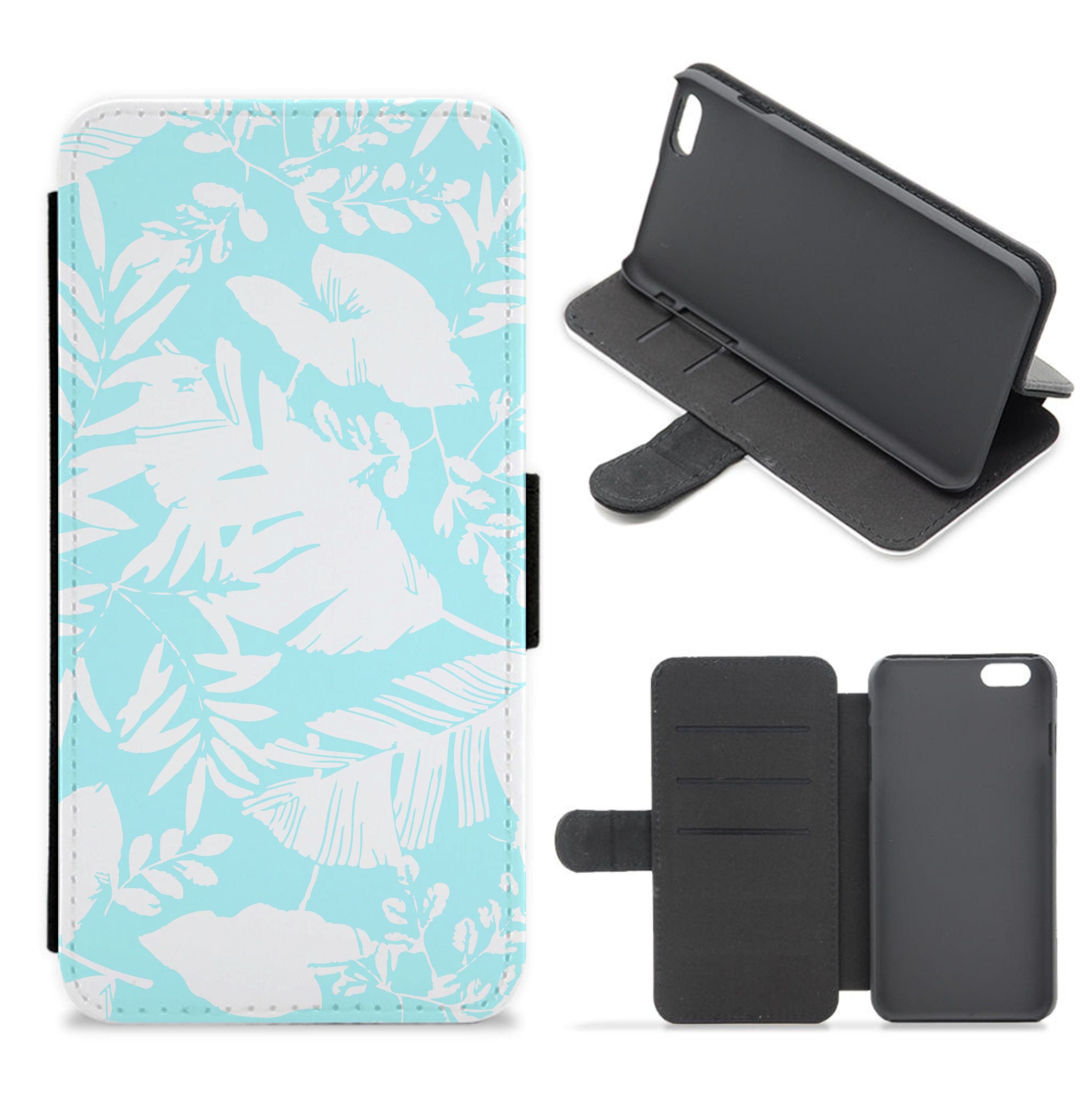 Leaf Pattern - Foliage Flip / Wallet Phone Case