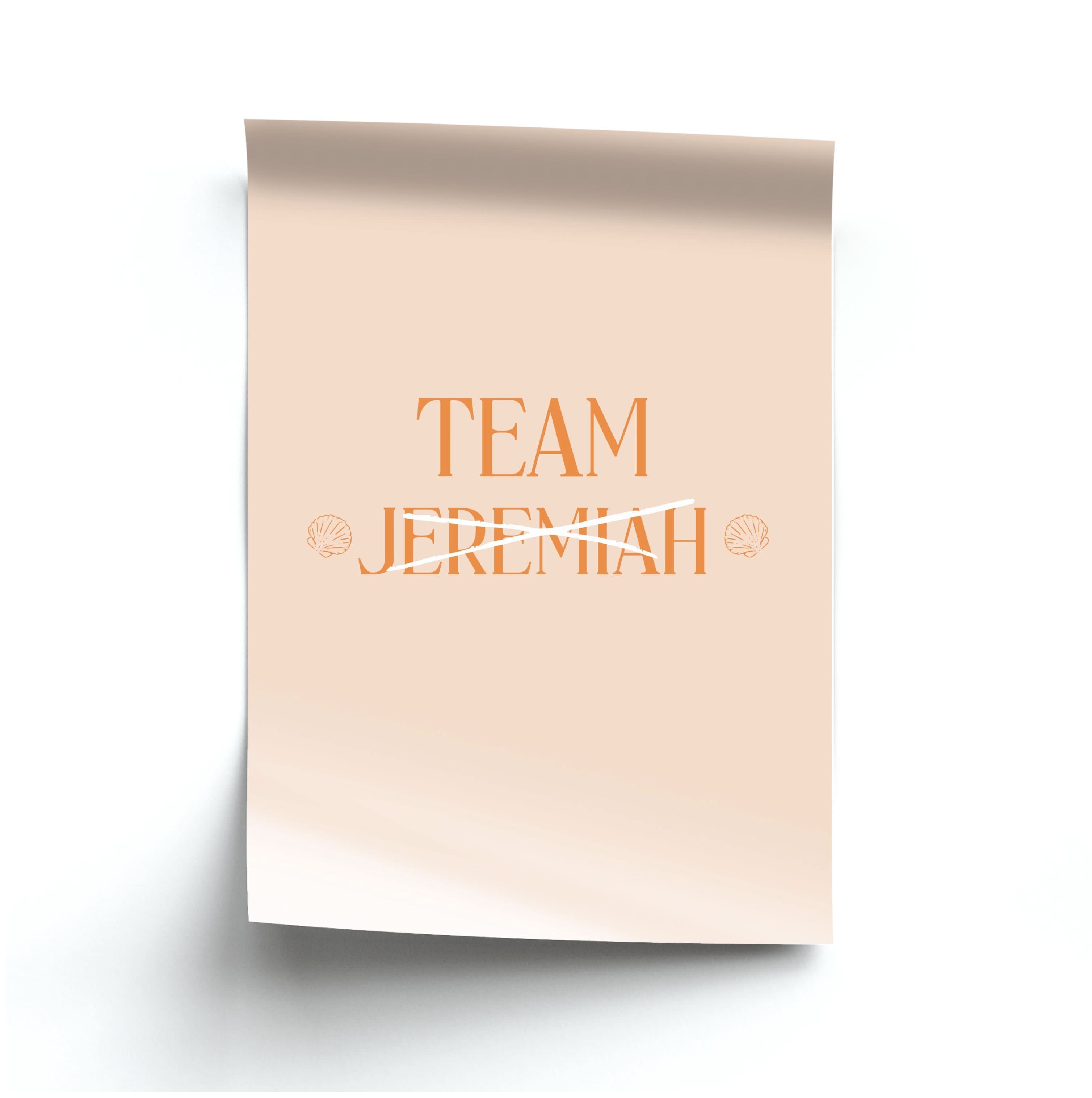 Seashells Team Jeremiah Poster