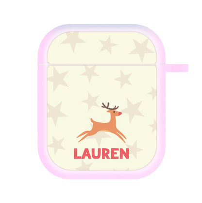 Personalised Raindeer AirPods Case