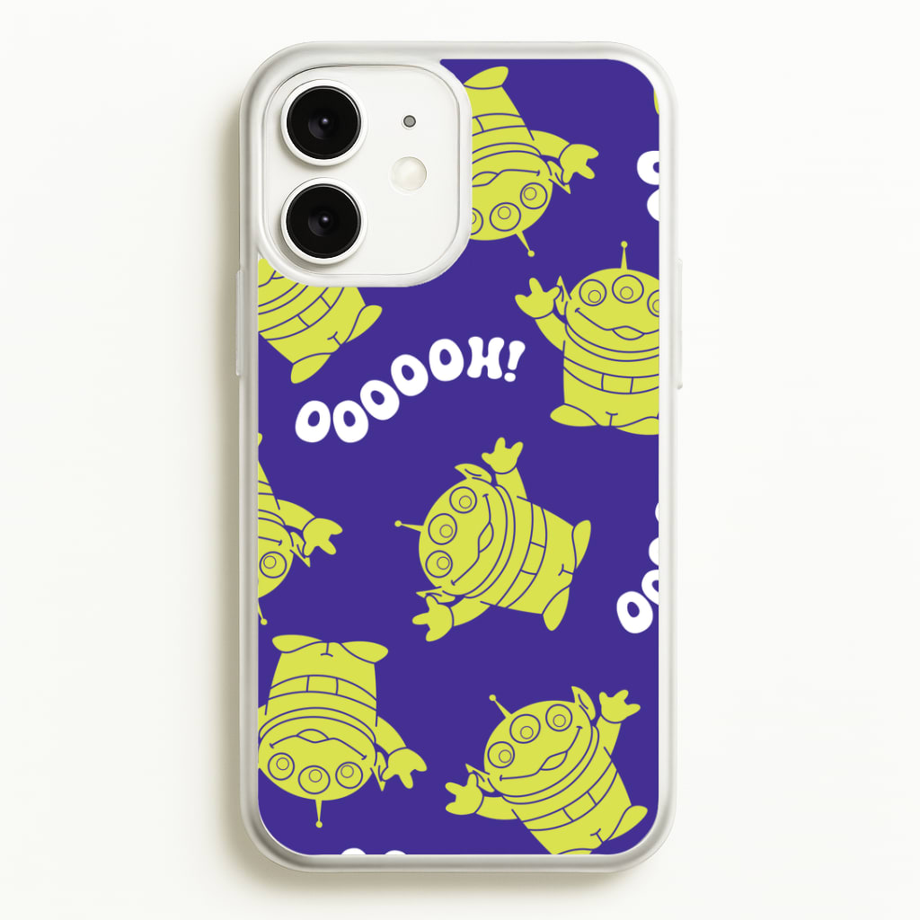 Toy Aliens Silhouette Pattern iPhone 11 Case