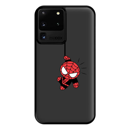 Gray Hanging Spider Hero Galaxy S20 Ultra Case