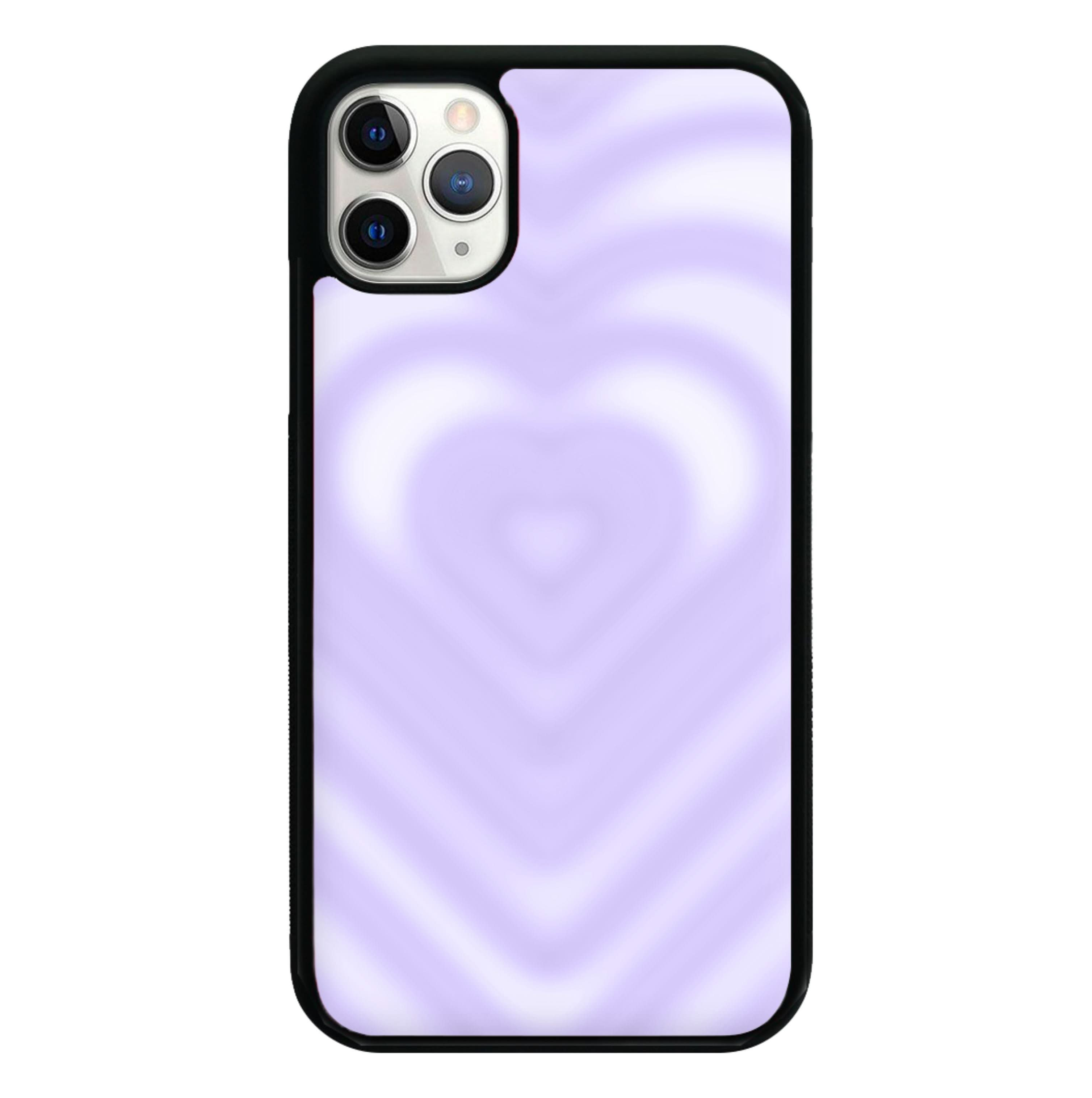 Drippy Love Heart Purple Phone Case