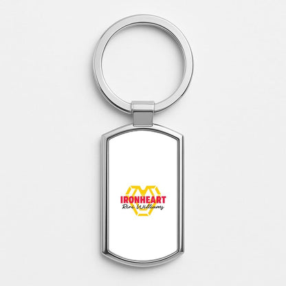 Riri Williams Silver Metal Keyring