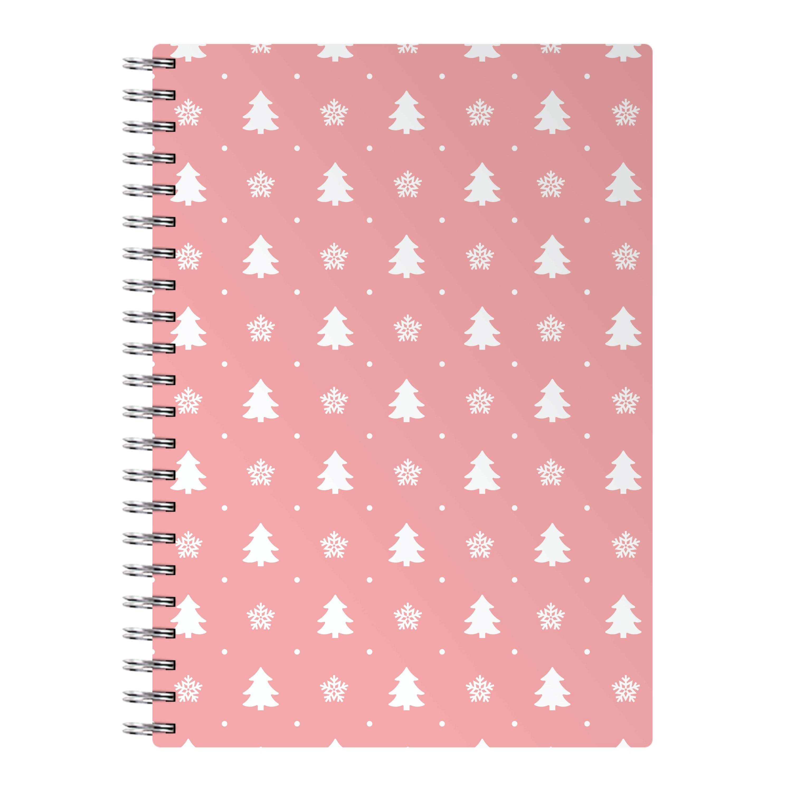 Pink Tree Pattern Notebook