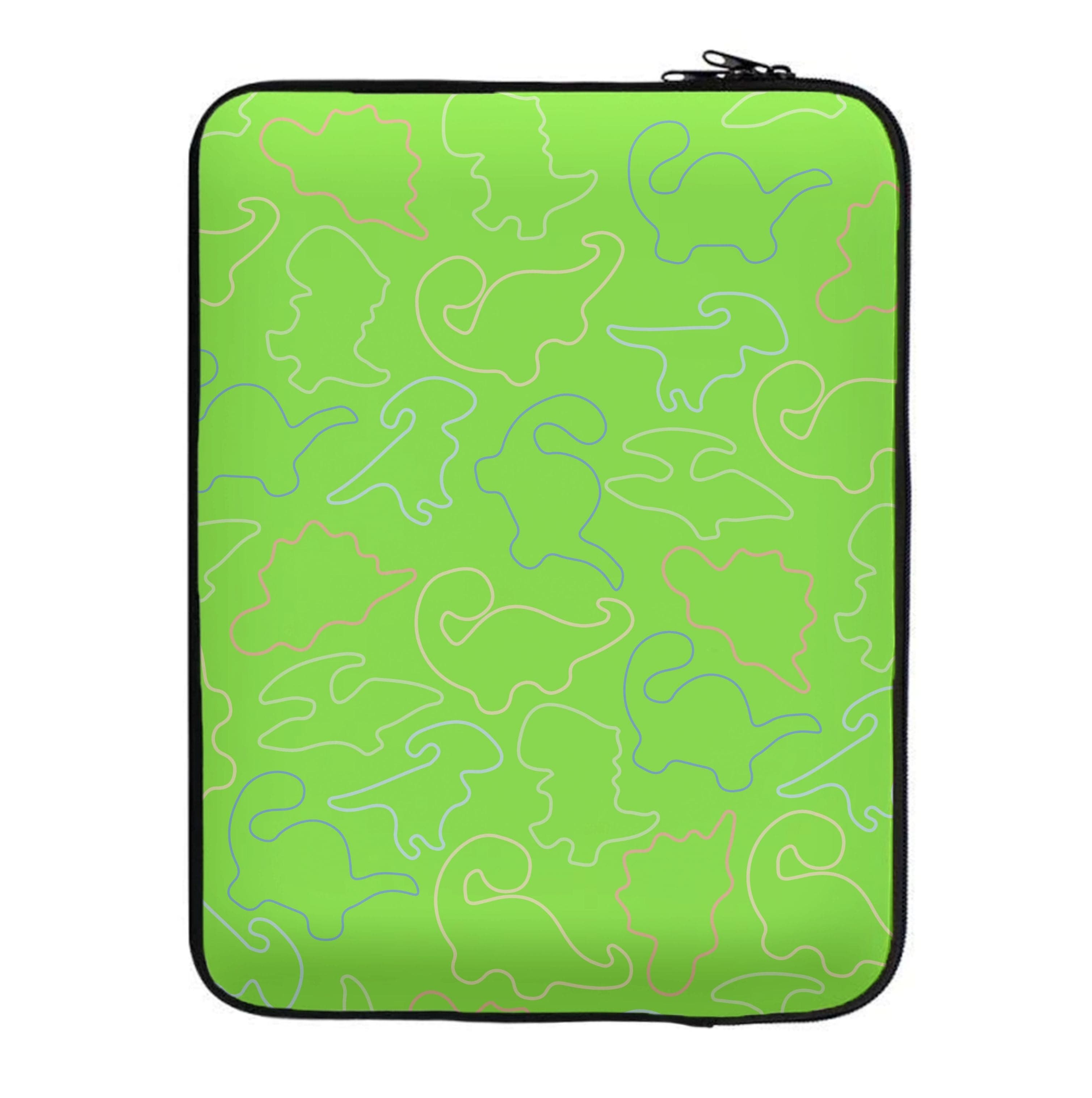 Outline Pattern - Dinosaurs Laptop Sleeve