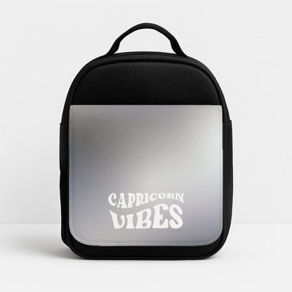 Capricorn Vibes Gradient Zodiac Insulated Lunch Bag