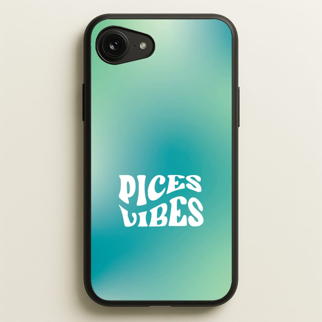 Pices Vibes Gradient Zodiac iPhone 16e Case