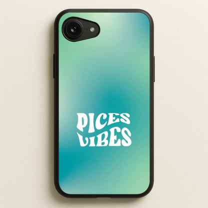 Pices Vibes Gradient Zodiac iPhone 16e Case