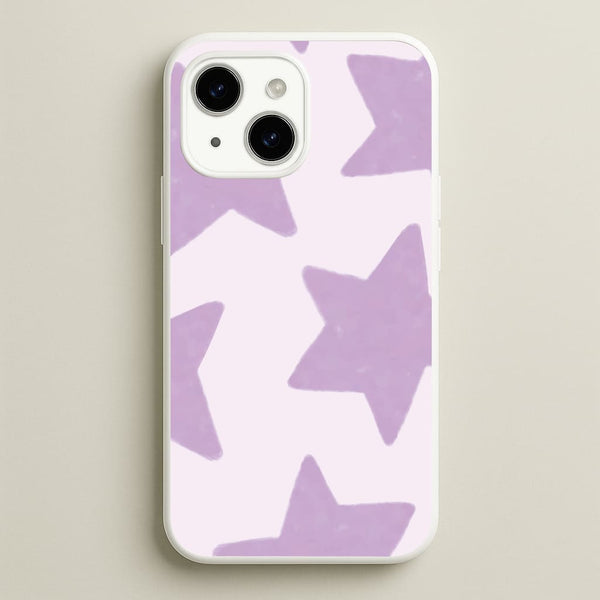 Lilac Stars iPhone 15 Case