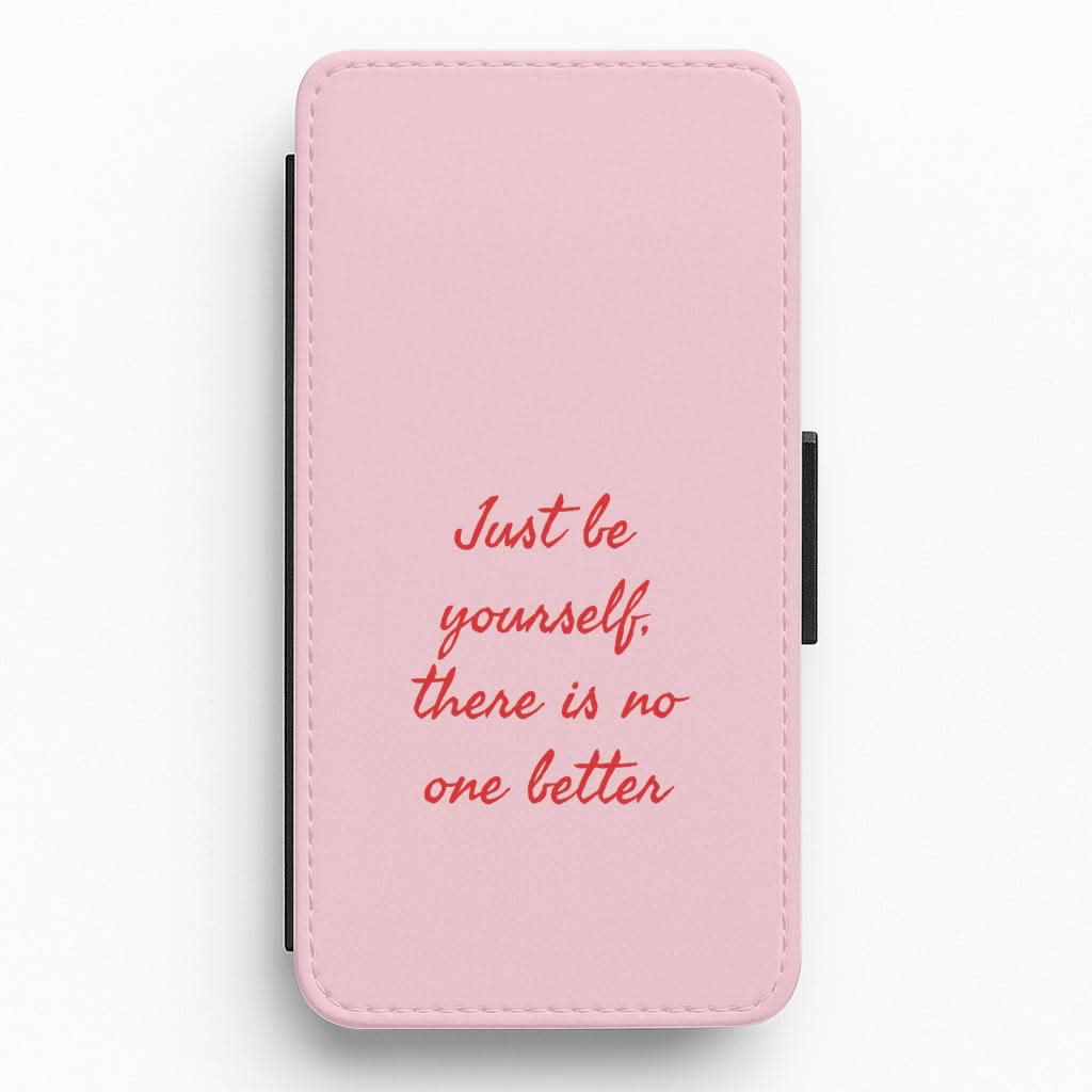 Just Be Yourself Flip / Wallet Phone Case