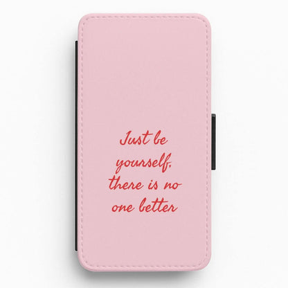 Just Be Yourself Flip / Wallet Phone Case