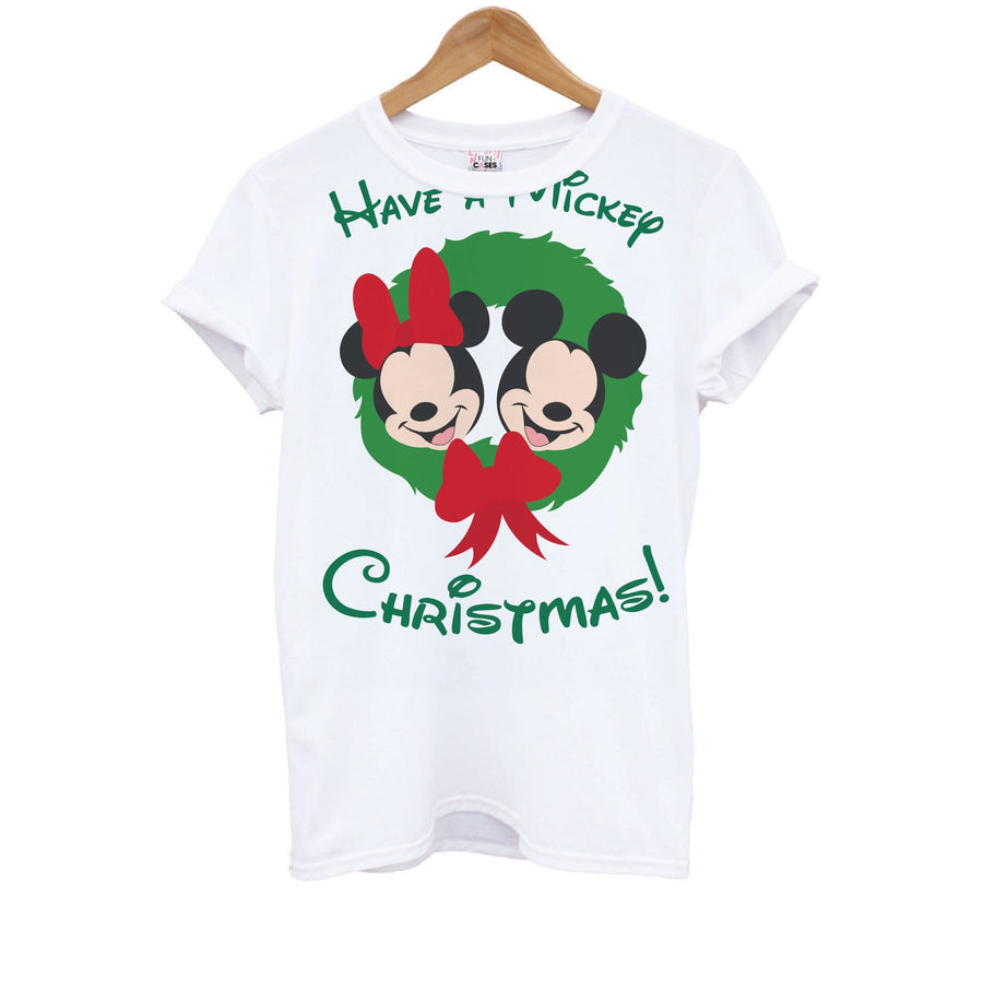 Have A Mickey Christmas Kids T-Shirt