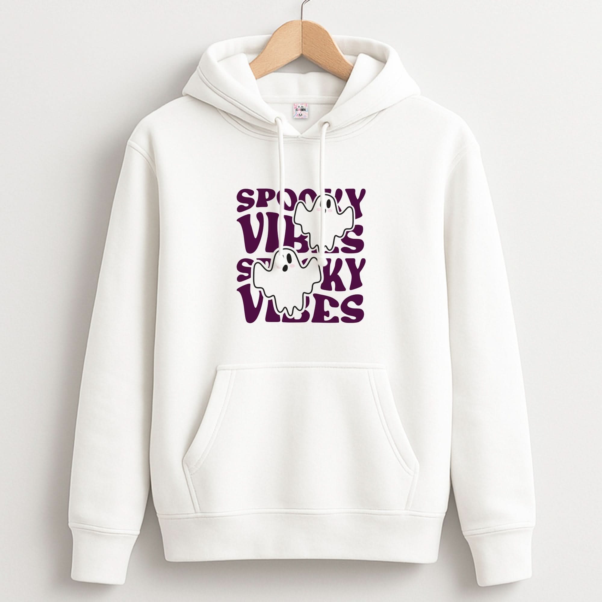 Spooky Vibes Pink Hoodie