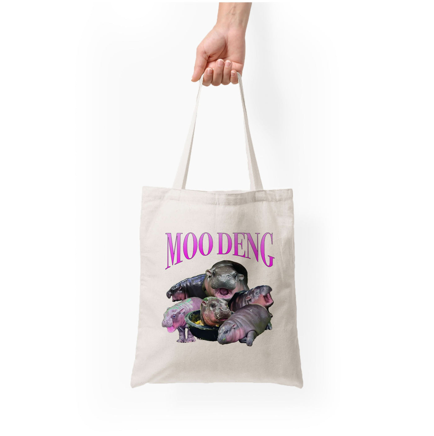 Moo Collage Tote Bag