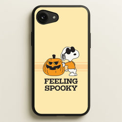 Feeling Spooky Cartoon Beagle iPhone 16e Case