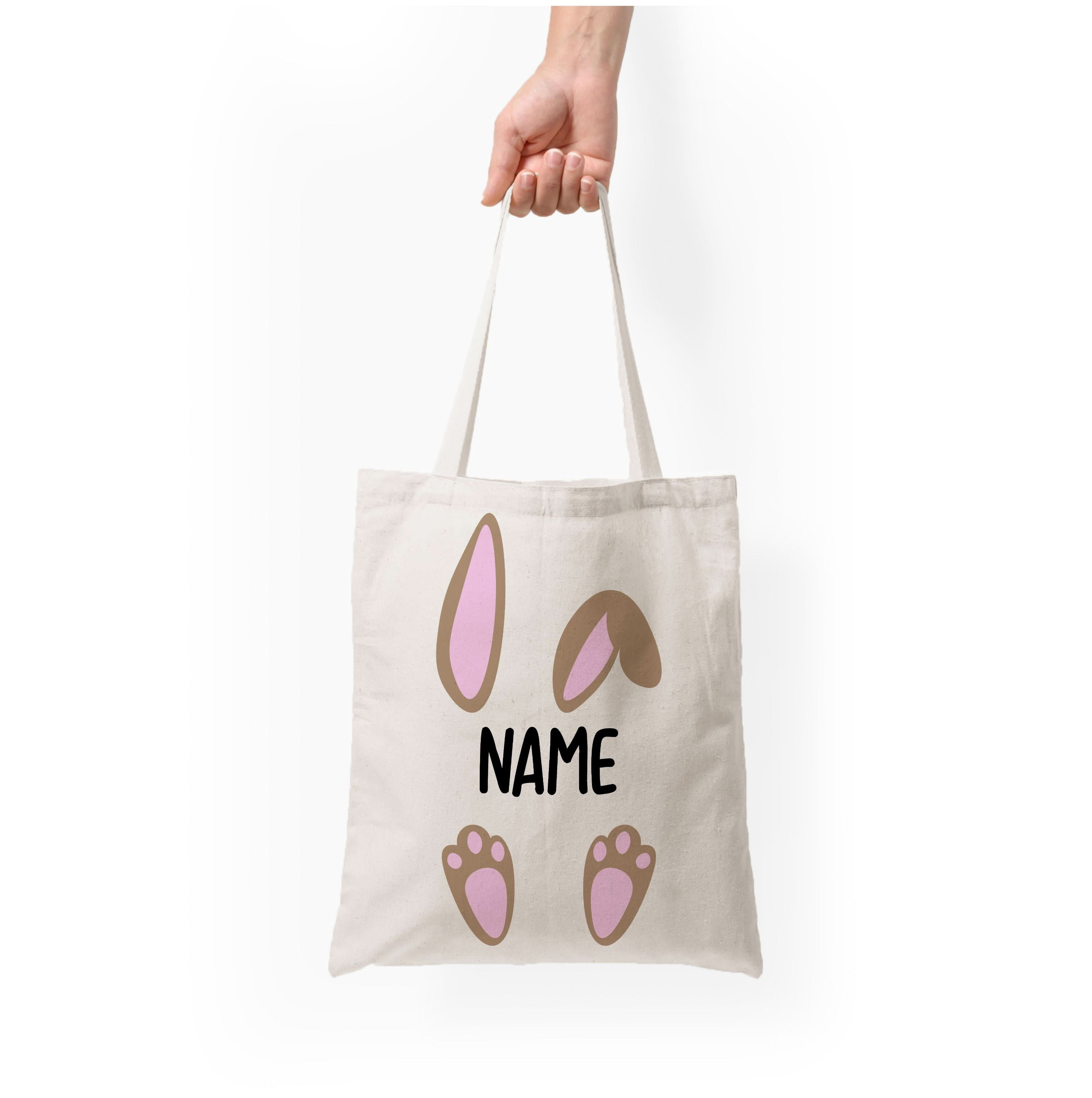 Brown Bunny Personalised Tote Bag