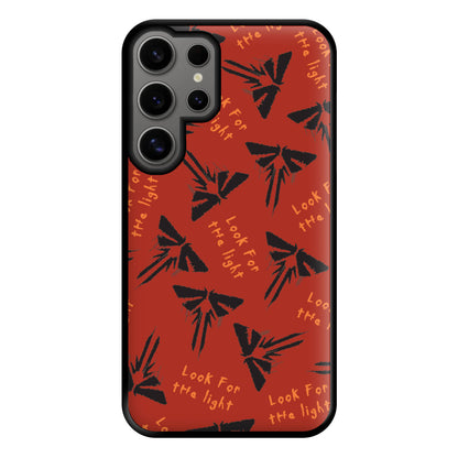 Look For The Light Firefly Pattern Galaxy S24 Ultra Case