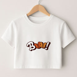 Pumkin Mouse Boo Crop Top