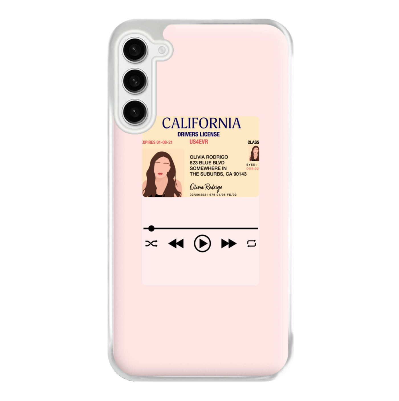 Drivers License - Olivia TikTok Phone Case