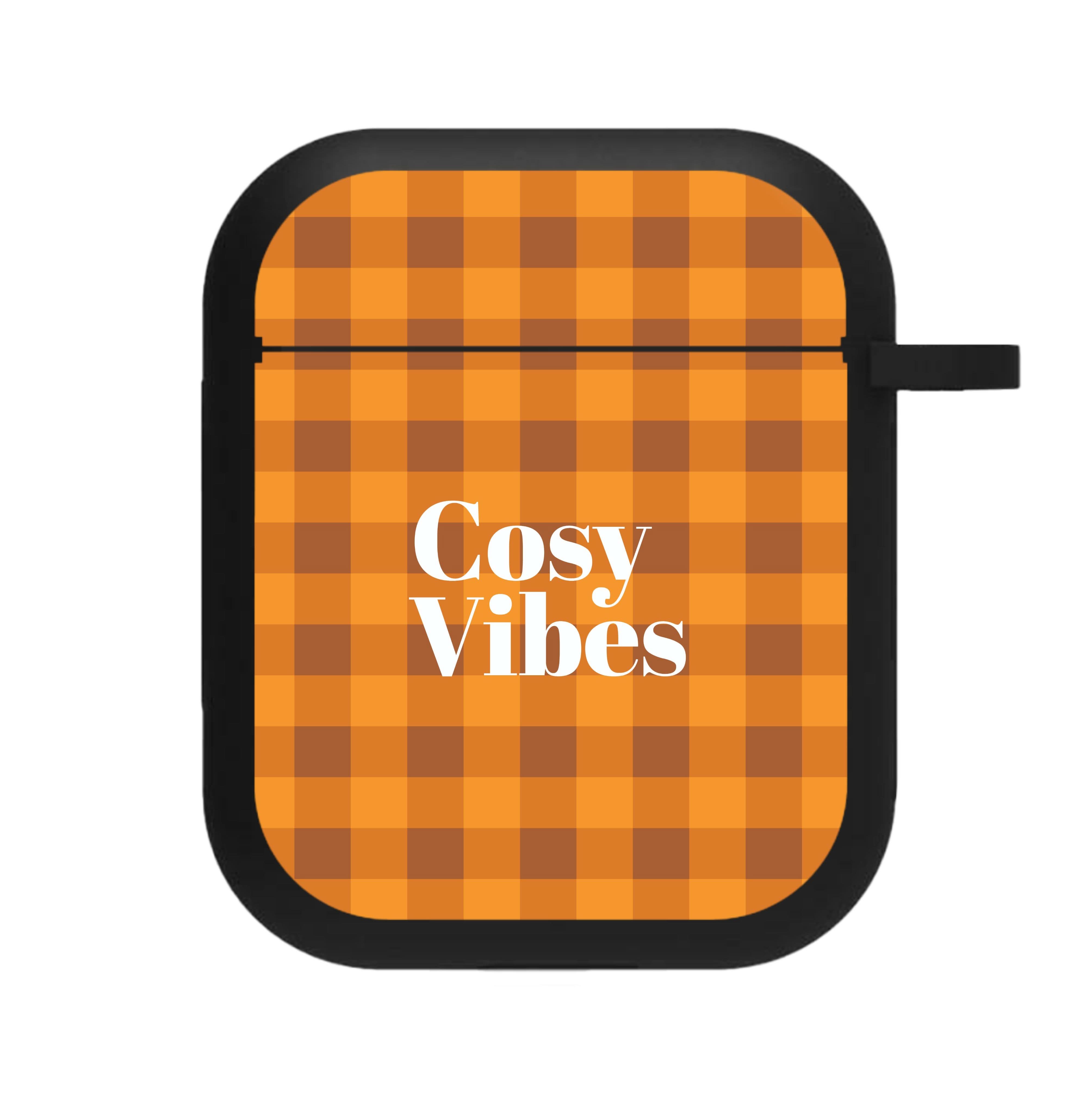 Checkered Cosy Vibes AirPods Case