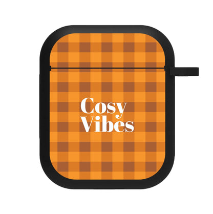 Checkered Cosy Vibes AirPods Case