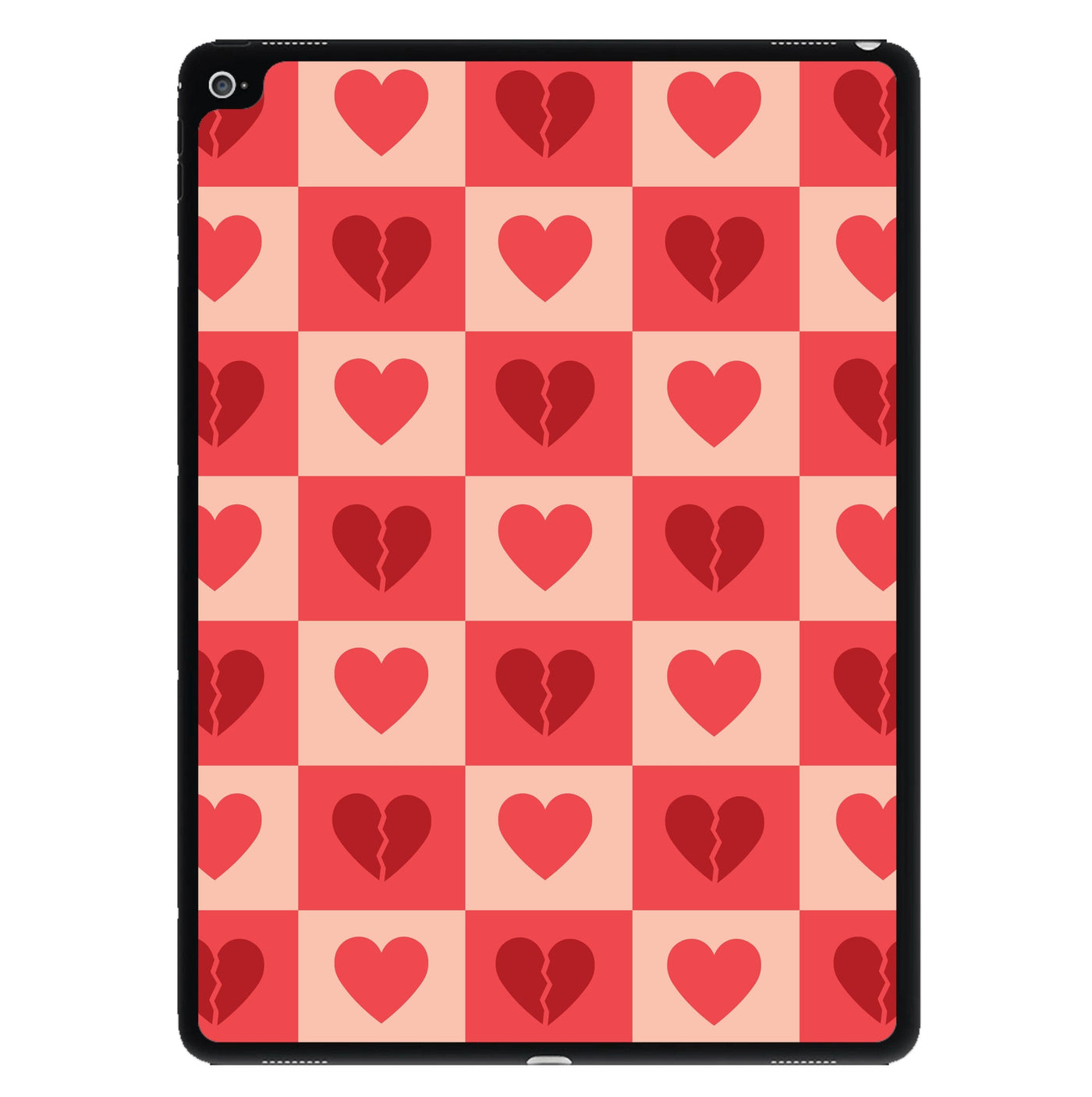 Valentine's Heart Pattern 2 iPad Case