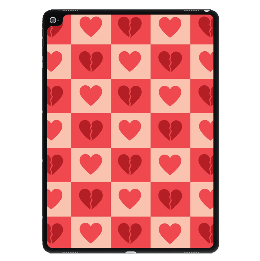 Valentine's Heart Pattern 2 iPad Case