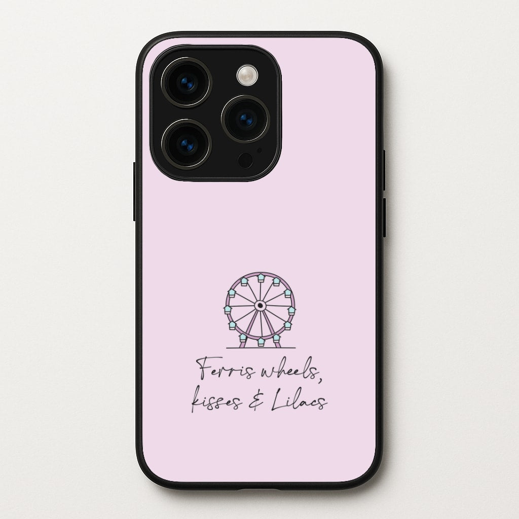 Ferris Wheels, Kisses & Lilacs iPhone 15 Pro Case