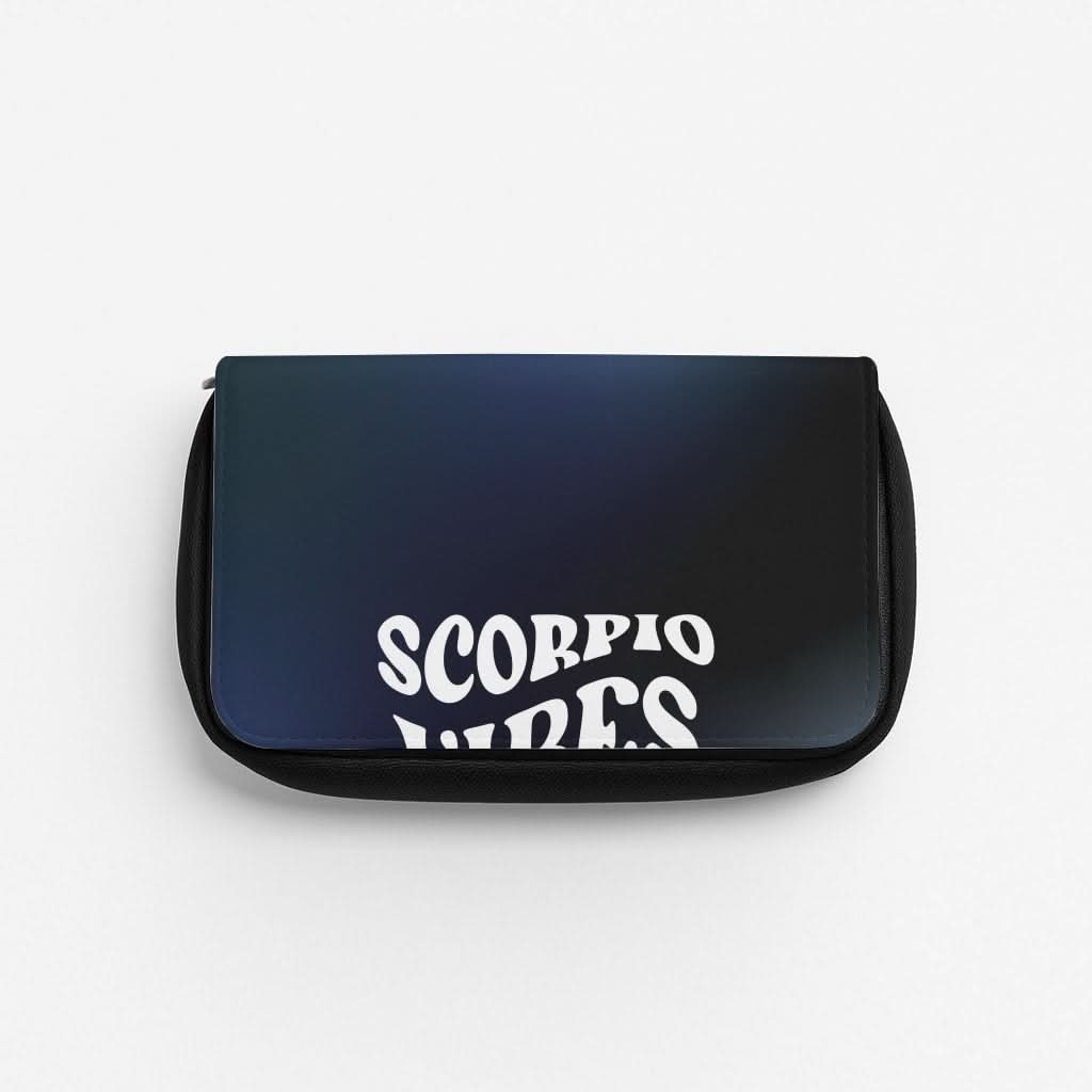 Scorpio Vibes Gradient Zodiac Pencil Case