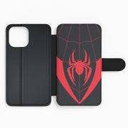 Red And Black Spider Costume Flip / Wallet Phone Case 2