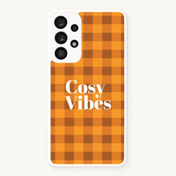 Checkered Cosy Vibes Galaxy A53 Case