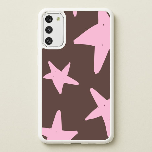 Chocolate & Strawberry Stars Galaxy A41 Case