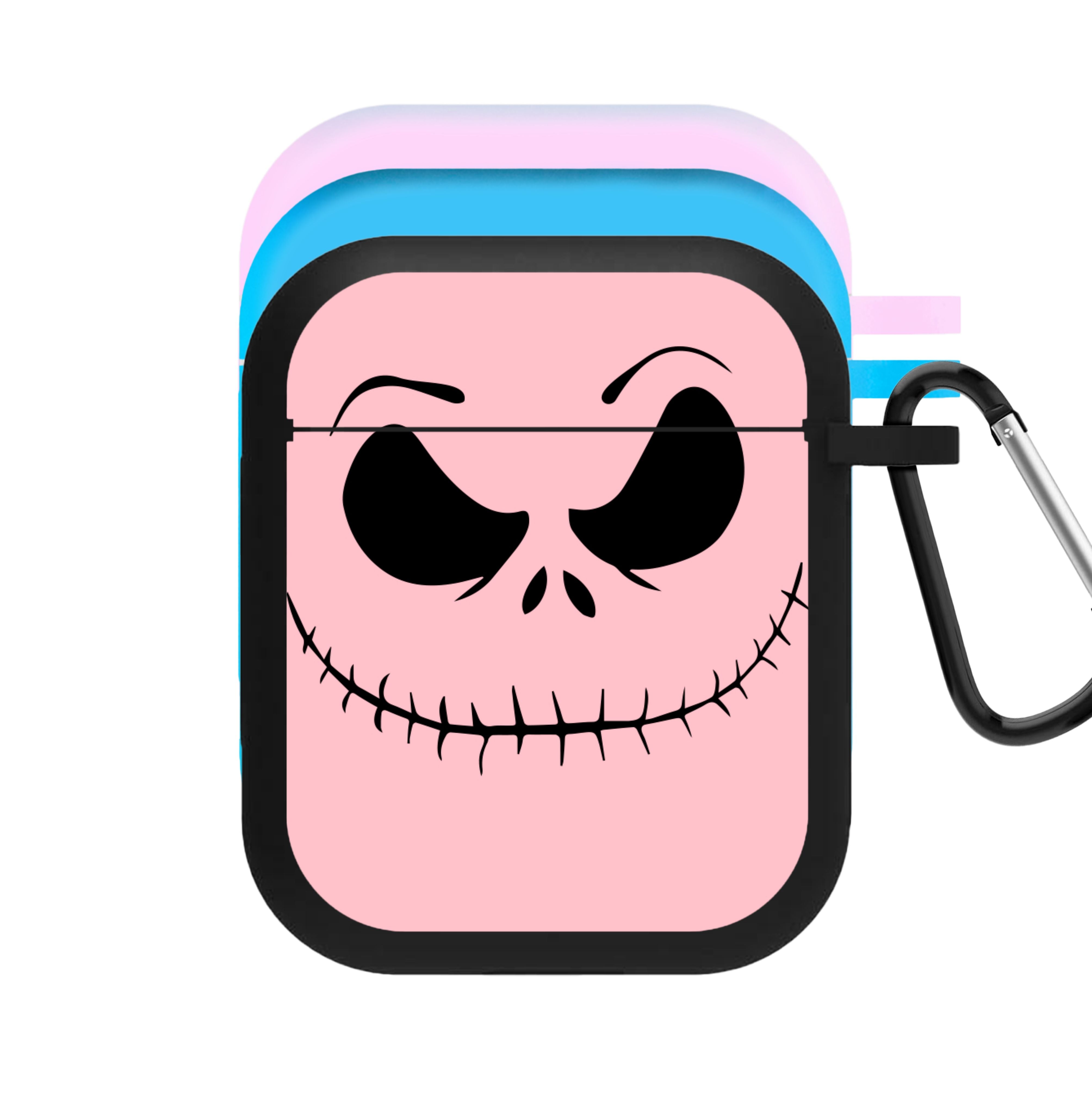 Pink Jack Skeleton AirPods Case