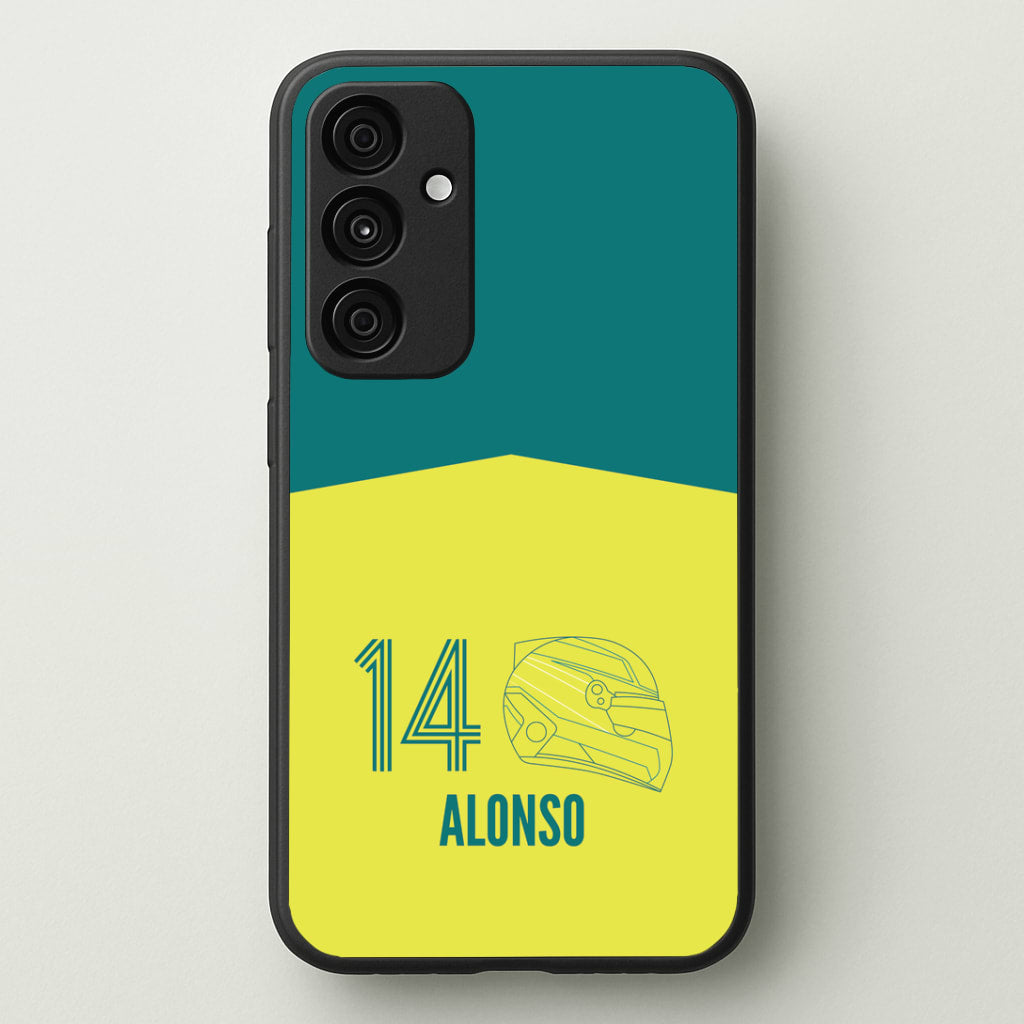 Alonso Helmet 2026 Galaxy A55 Case