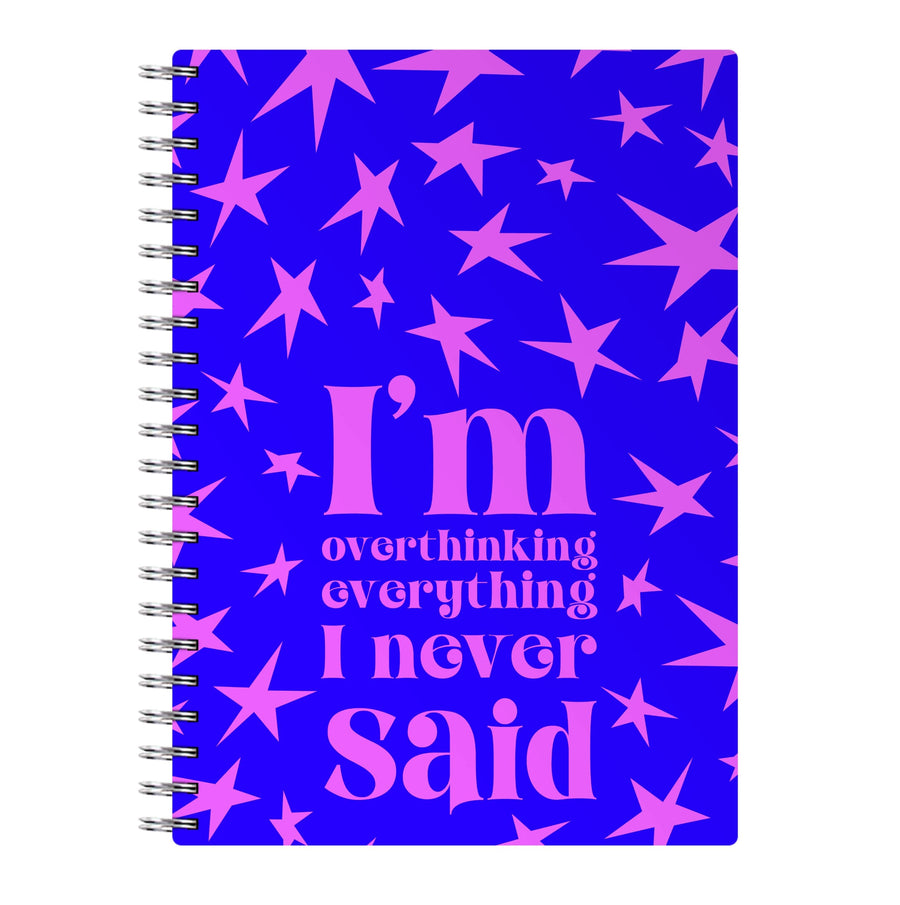 I'm Overthinking Everything - Gracie Abrams Notebook