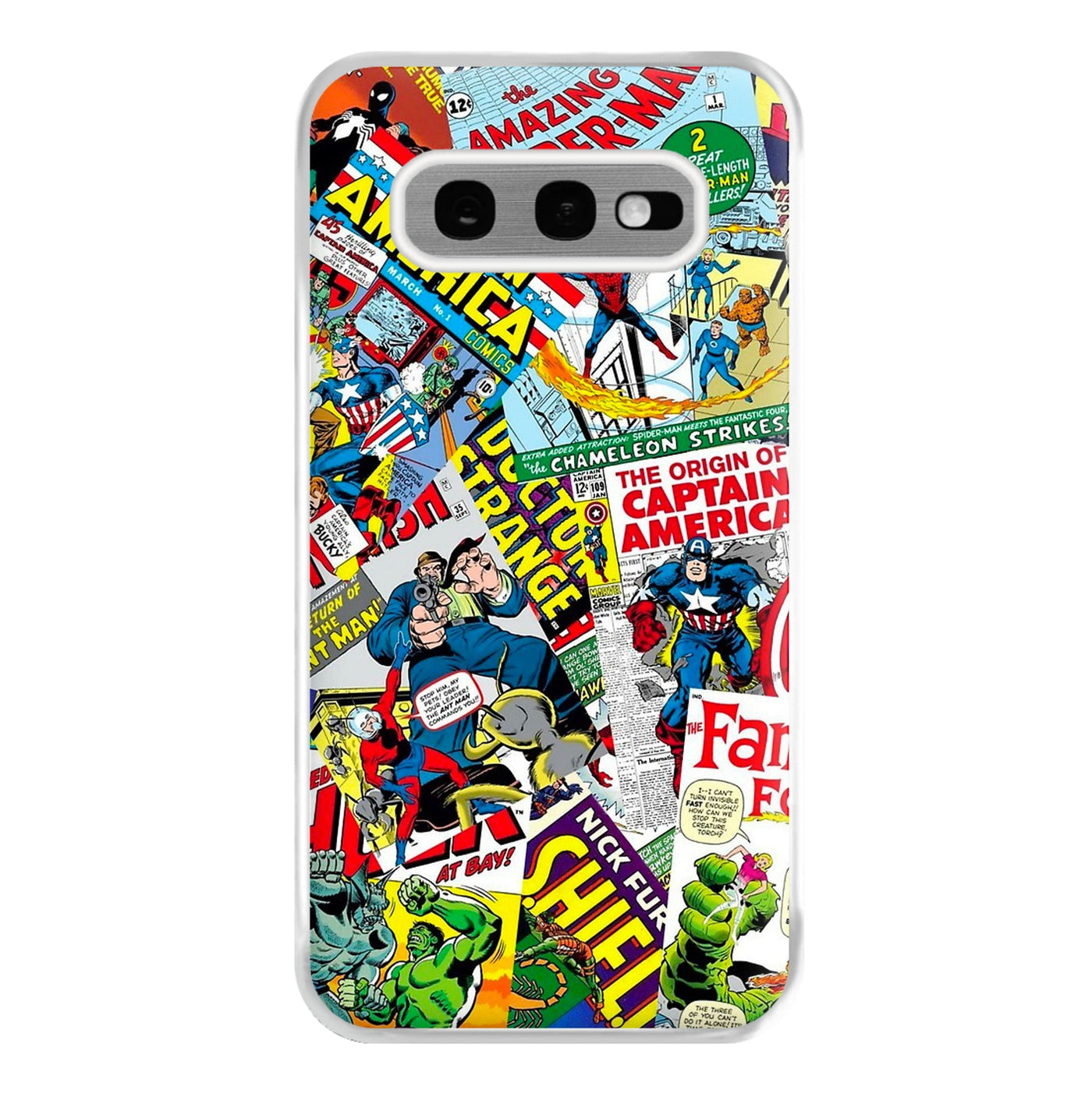 Marvel Comics Pattern Phone Case