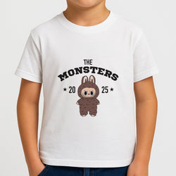 Cute Monster 2025 Biege Boys T-Shirt