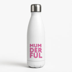 Mumderful White Water Bottle