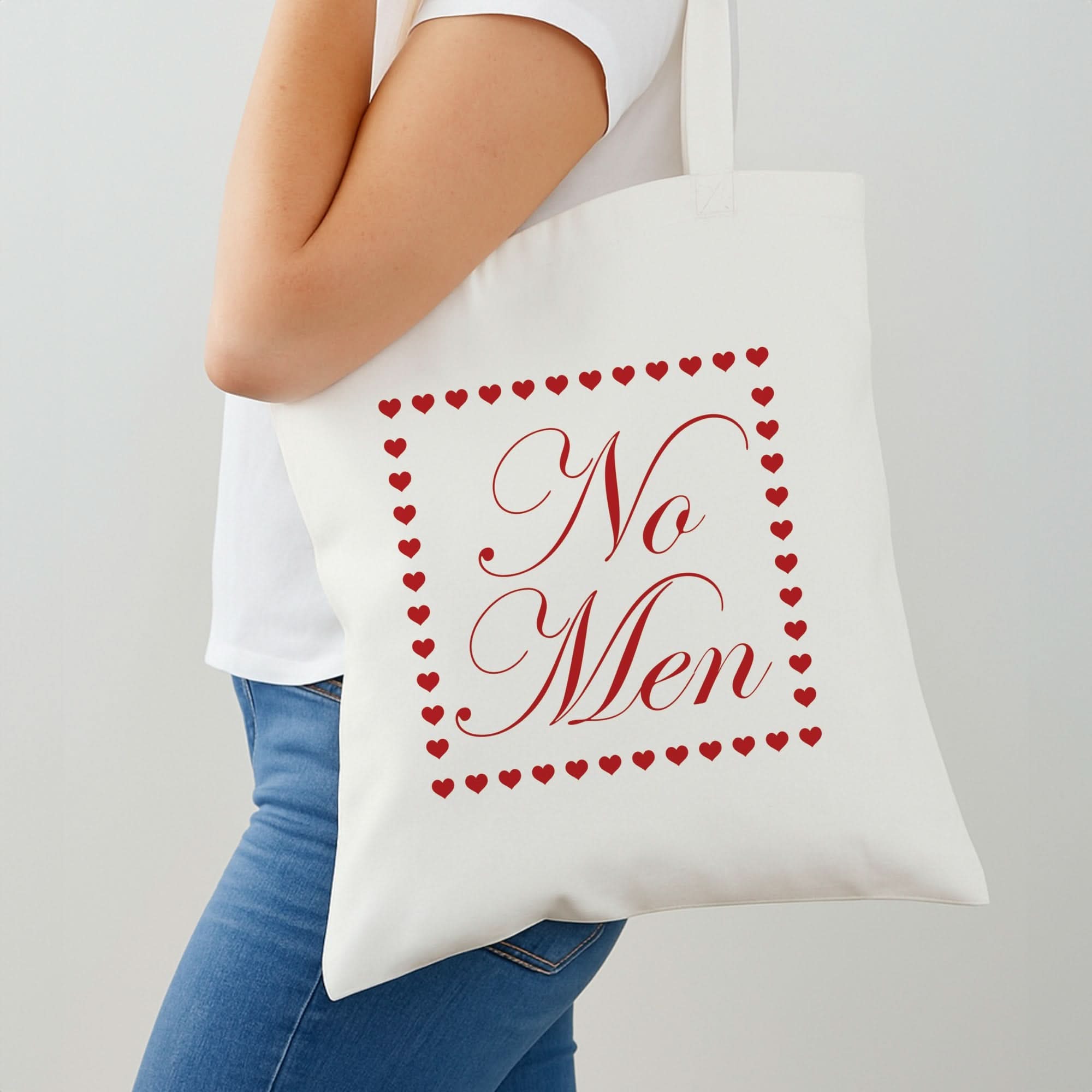 No Men Shoulder Bag