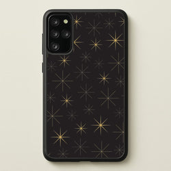 Christmas Gold Stars Pattern Galaxy S20 Plus Case