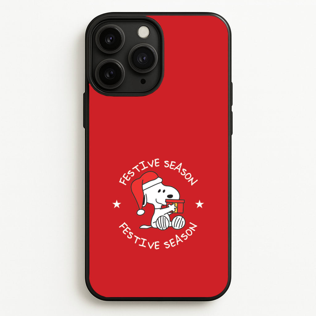 Cartoon Beagle Festive Season iPhone 11 Pro Case