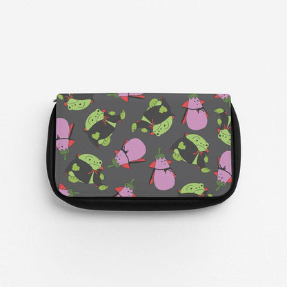 Vampire Frogs And Vegetables Pattern - Halloween Pencil Case