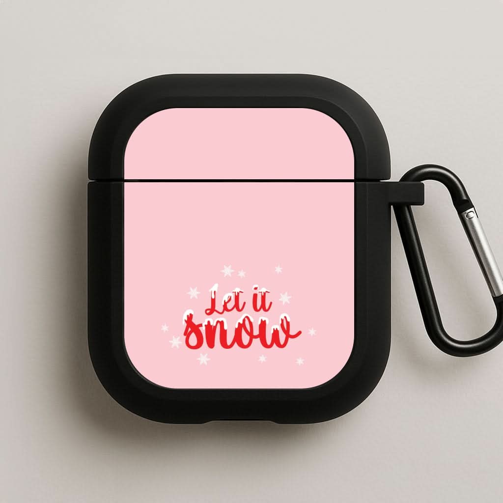 Let It Snow Snowflakes AirPods Case
